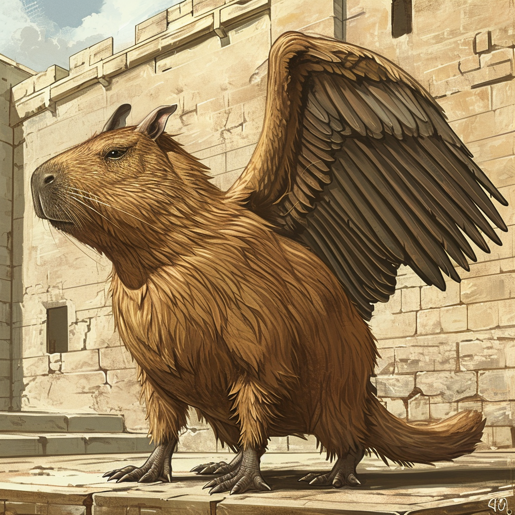 Hippogriff Capybara Midjourney Prompt