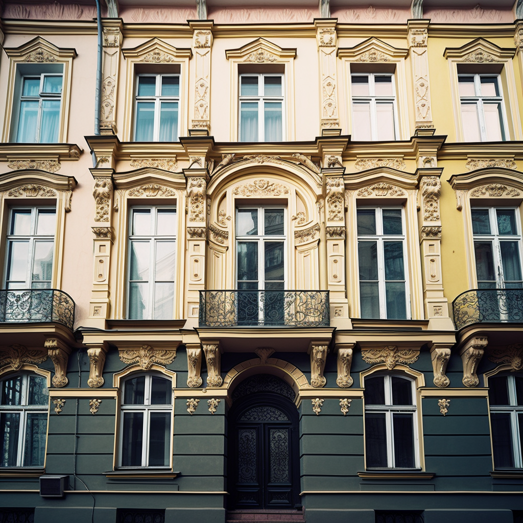 Historic St. Petersburg Architecture - Nikon 35mm shot