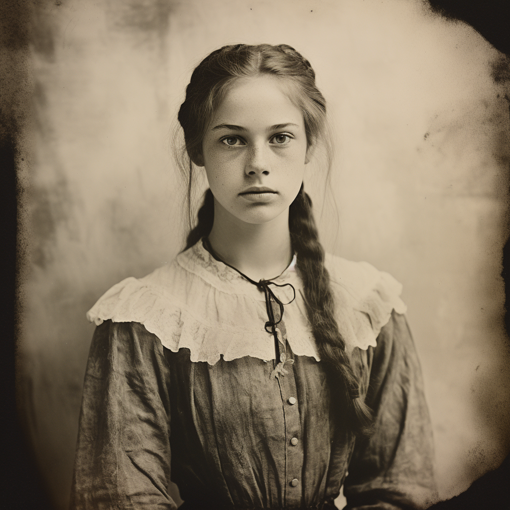 Portrait of a Historical Teenage Girl