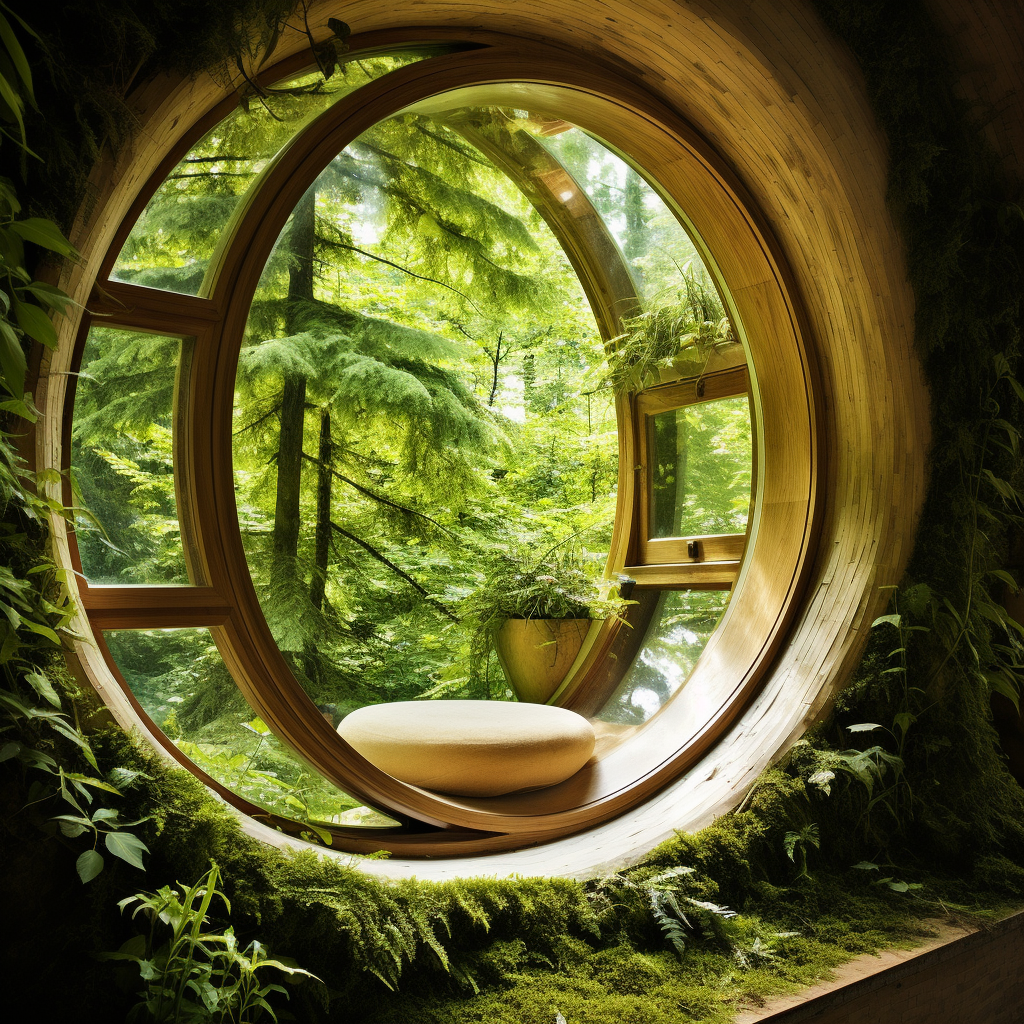 Hobbit house nestled in Austrian forest