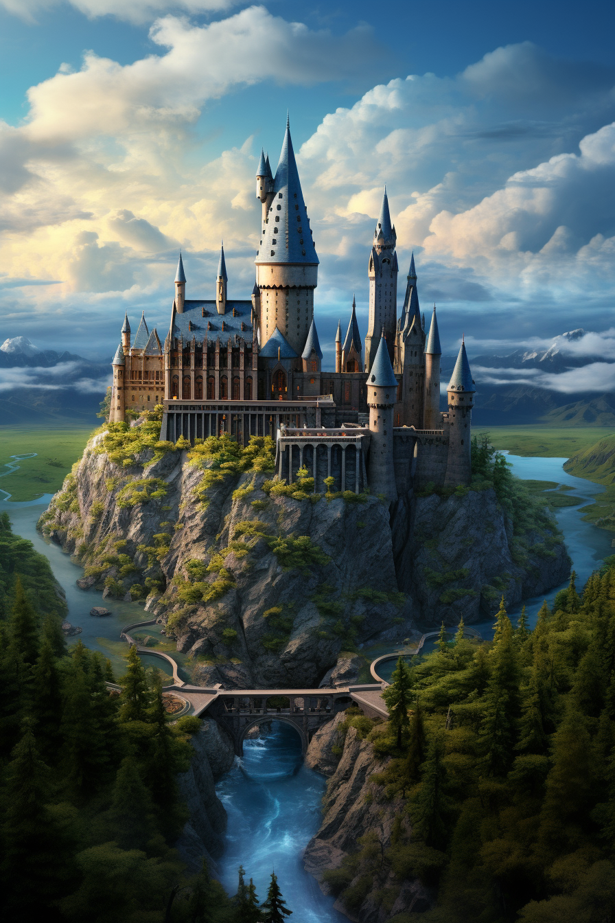 Harry Potter's iconic Hogwarts School image