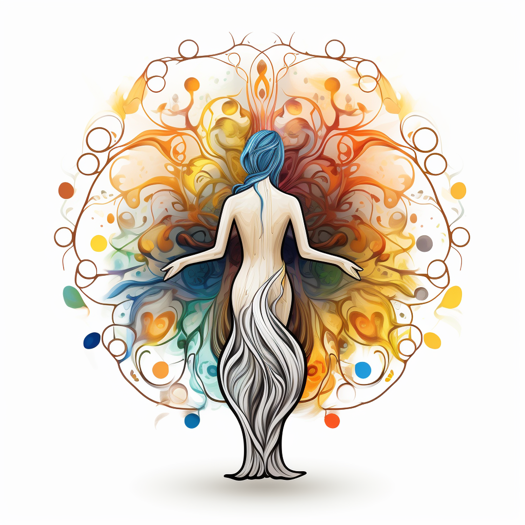 Holistic logo promoting connectedness and spiritual growth