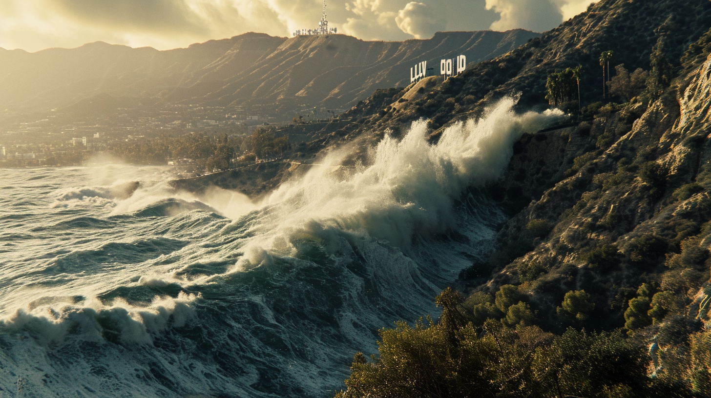 Hollywood wave destruction in epic chaos