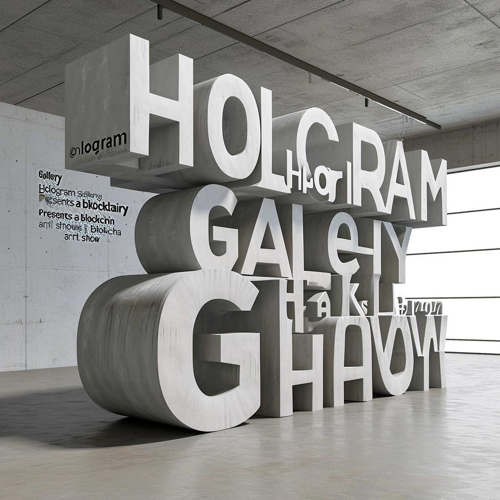 Hologram Gallery Blockchain Art Show