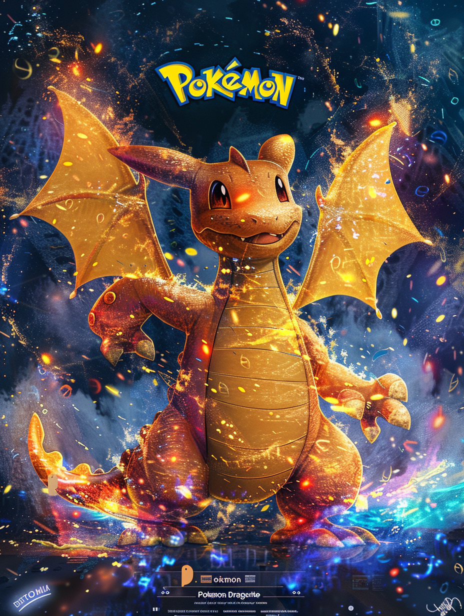 Dragonite Pokemon Card Holographic