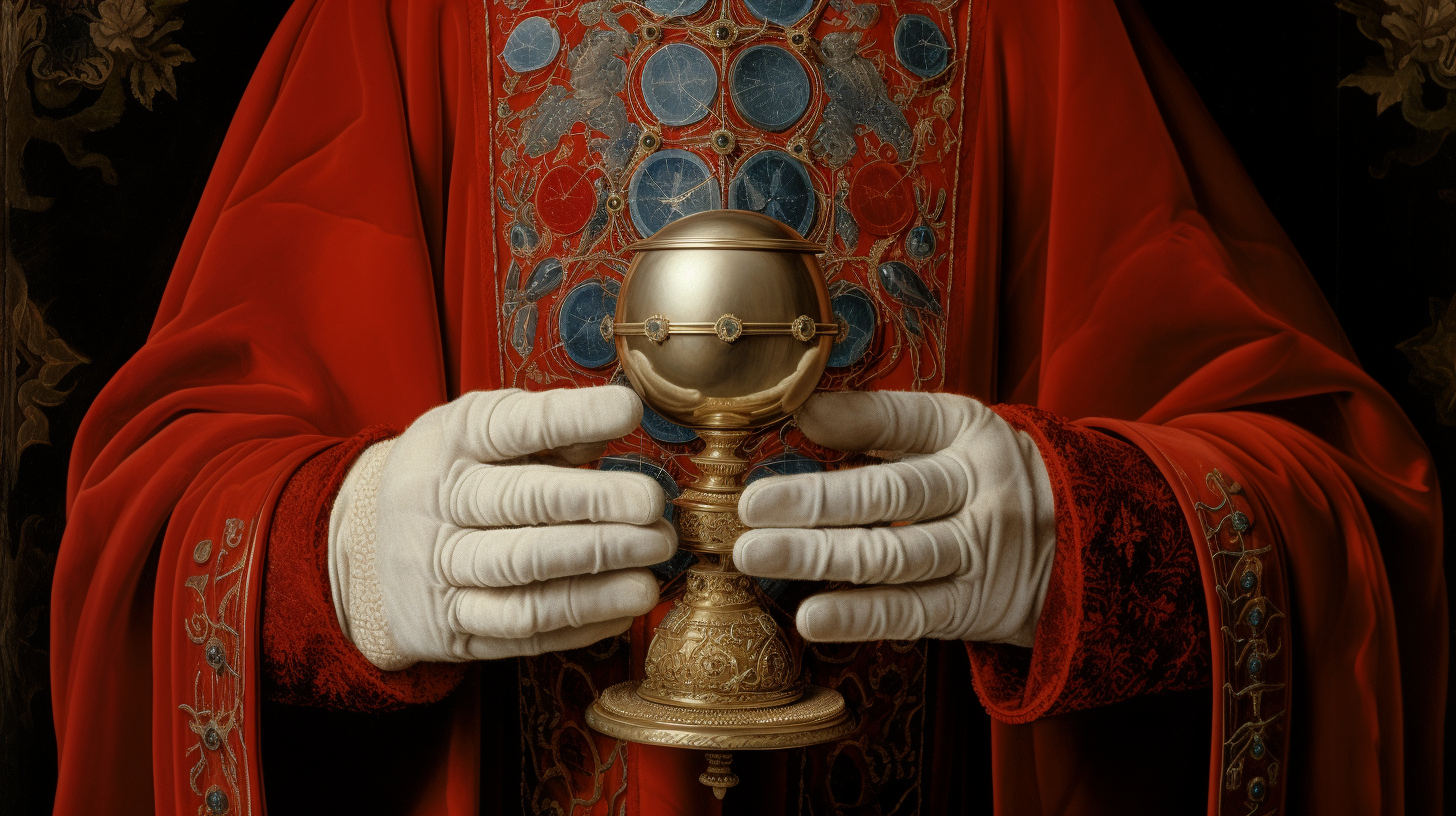 Artwork of the Holy Grail by Jan van Eyck