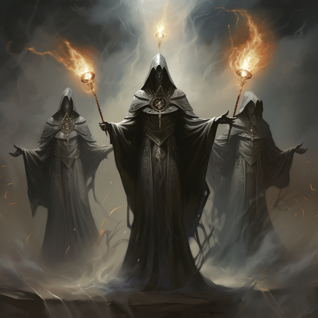 Creepy clergy from Holy Nimbus, Legends Set