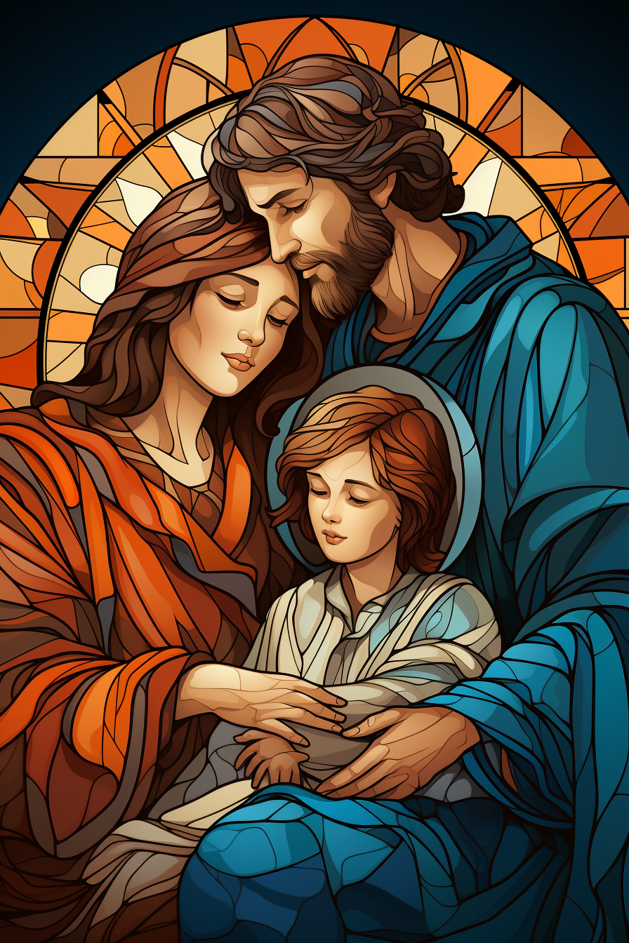 The Holy Family depicted in Catholic Art