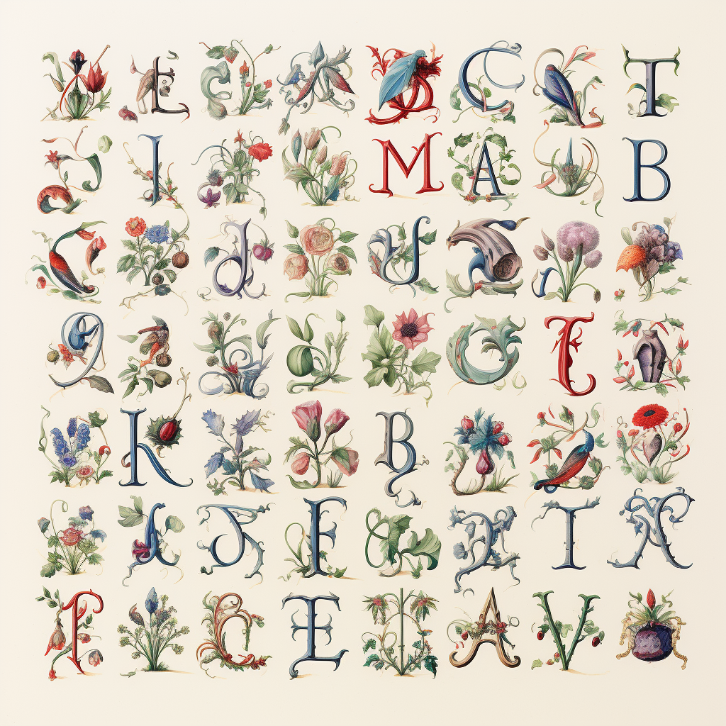 Holy species transforming alphabet to English