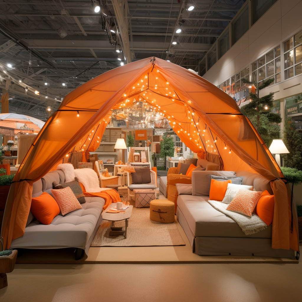 Cozy Lighting in Home Depot Theme Park