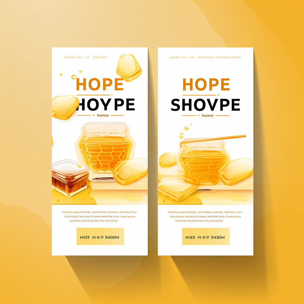 Honey Sale Promotion Leaflet Image