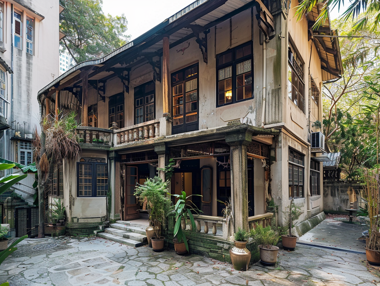 Colonial Asian Western Style House