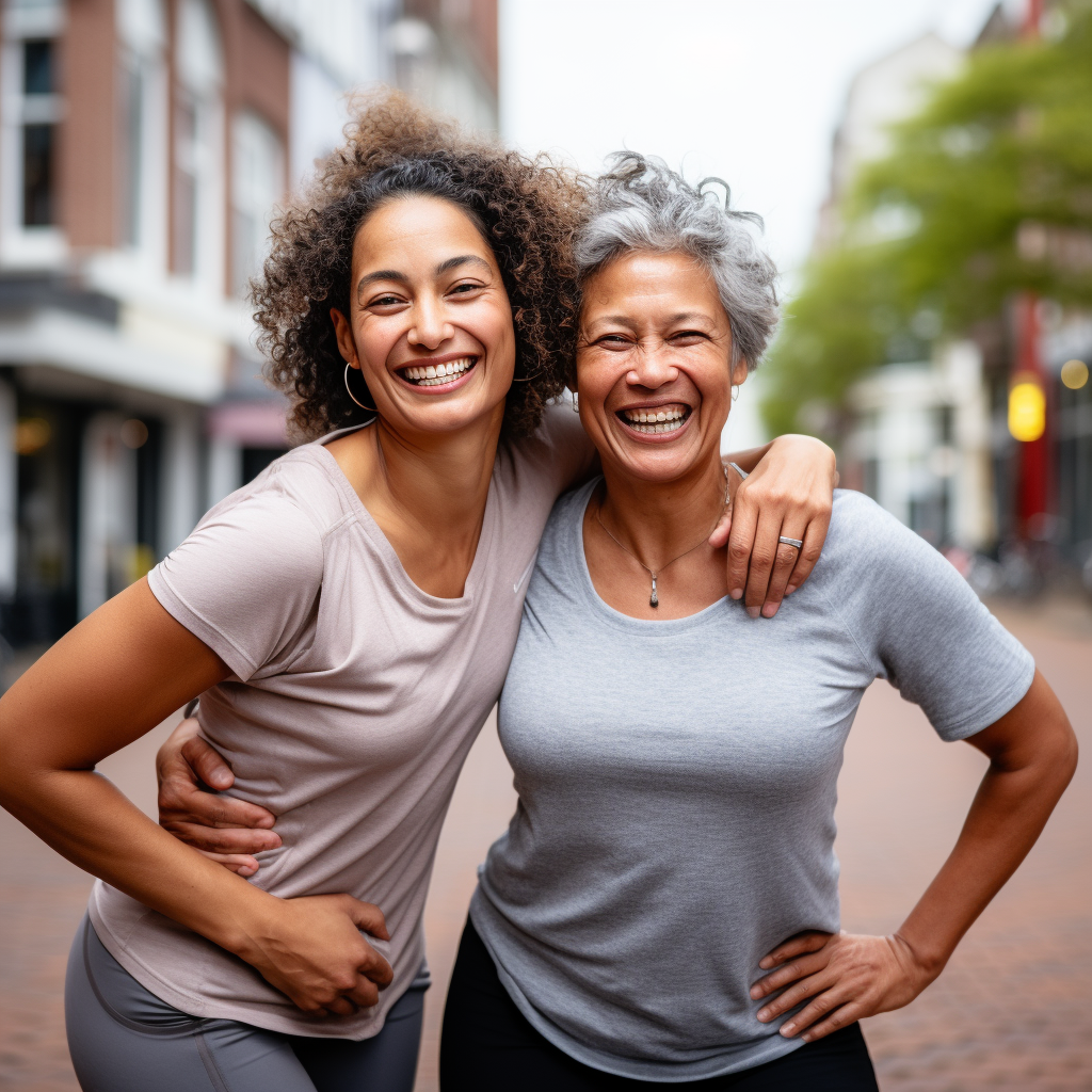 Mid-aged Dutch Women Embracing Fitness Program in Hoorn