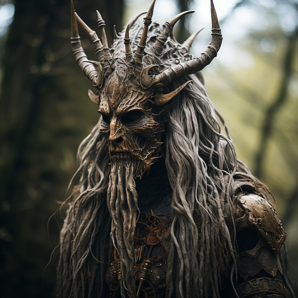 Image of a Horned Man in a Fantasy Setting