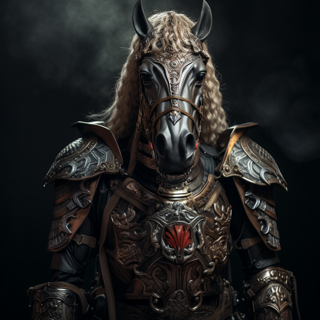 Horse in Armor Picture