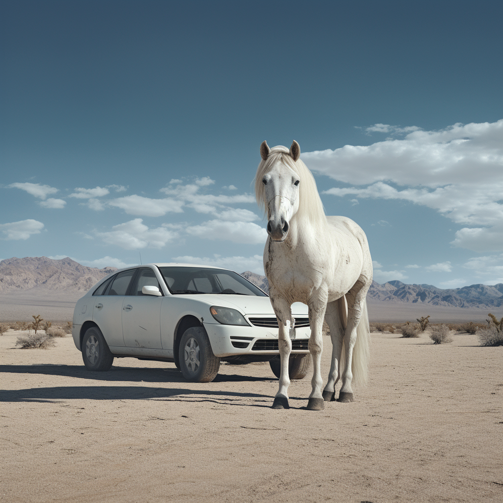 Horse body in Ford Explorer