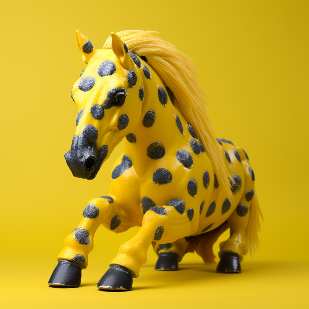 Horse colors in bananas