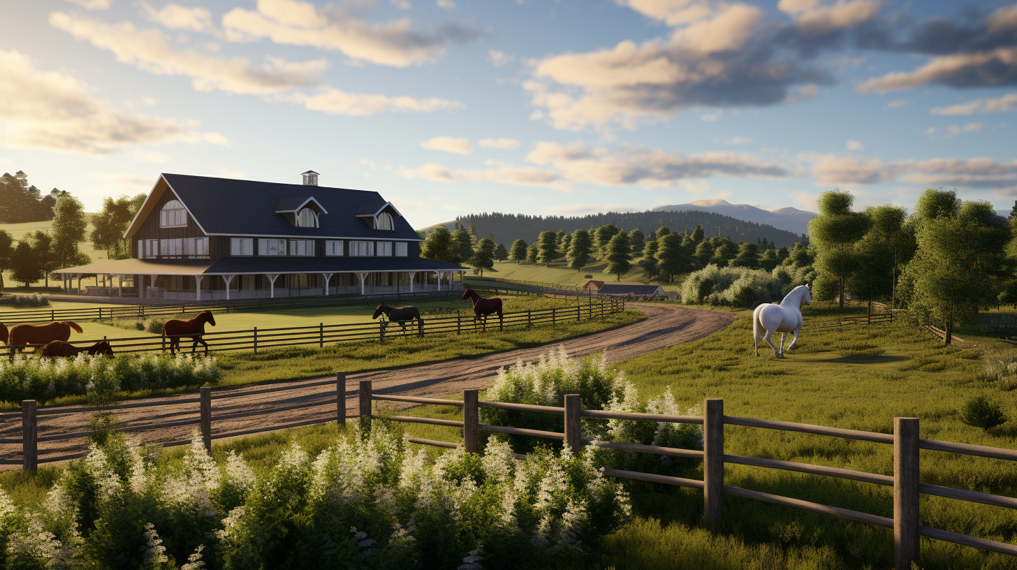 Stunning Horse Farm in Beautiful Countryside