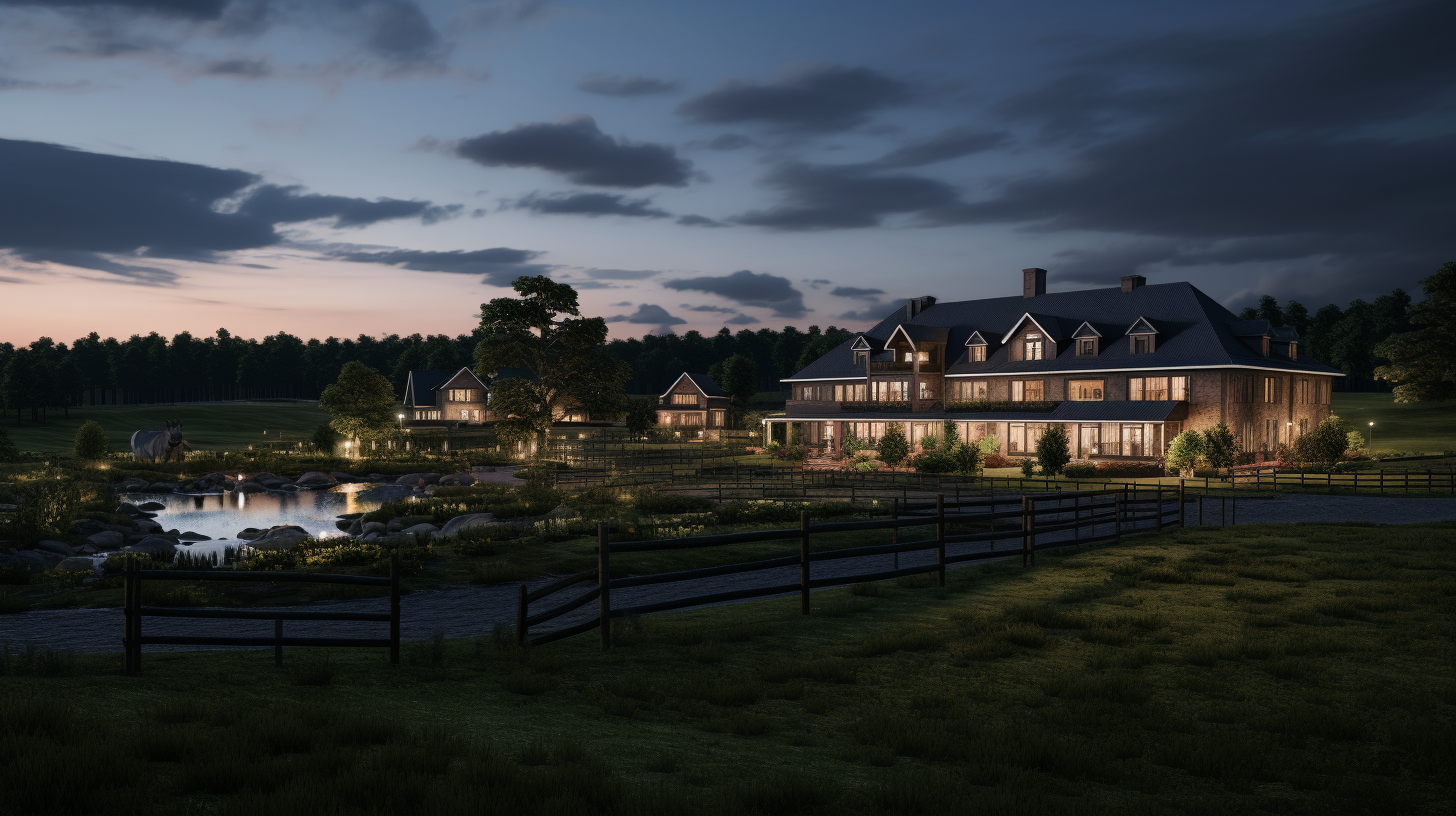 Stunning Horse Farm in Countryside