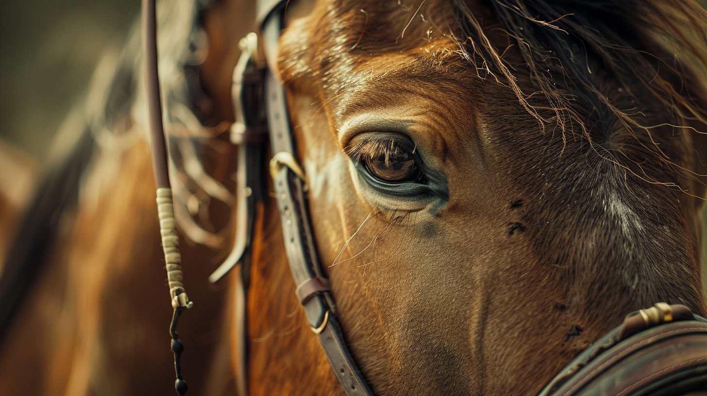 Horse Hair Slanted Bow Photo