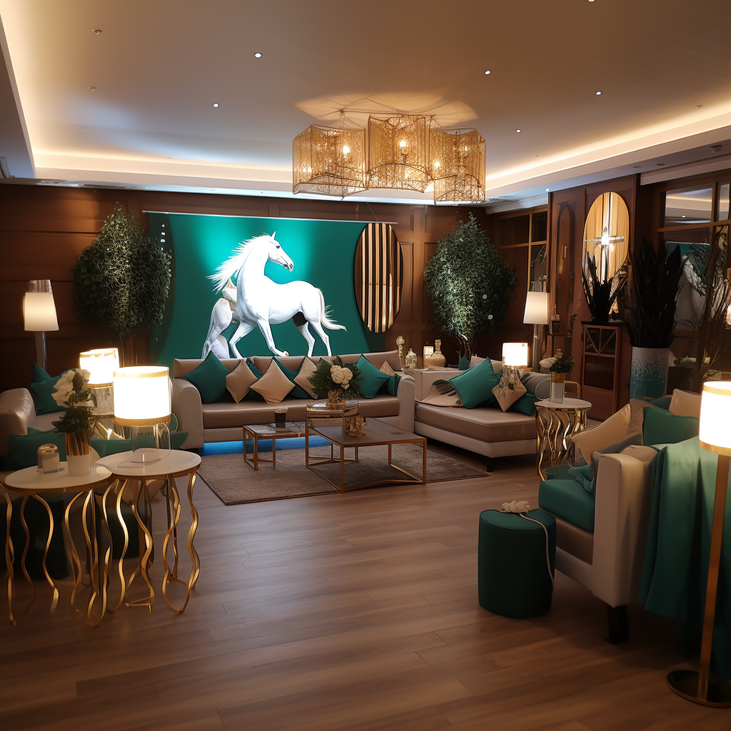 Horse Racing Ramadan Event Decor