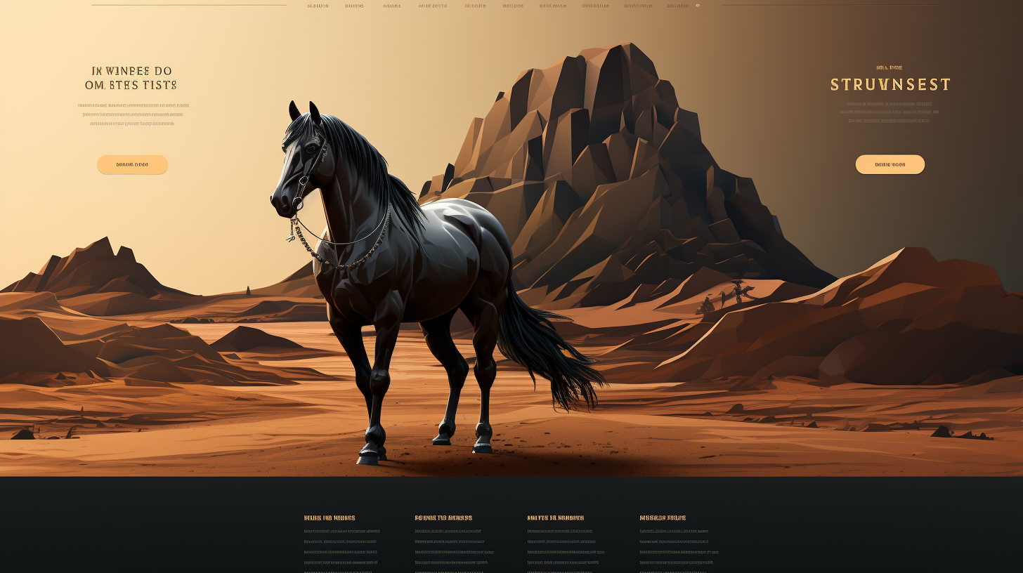 Minimalistic Western horse training image