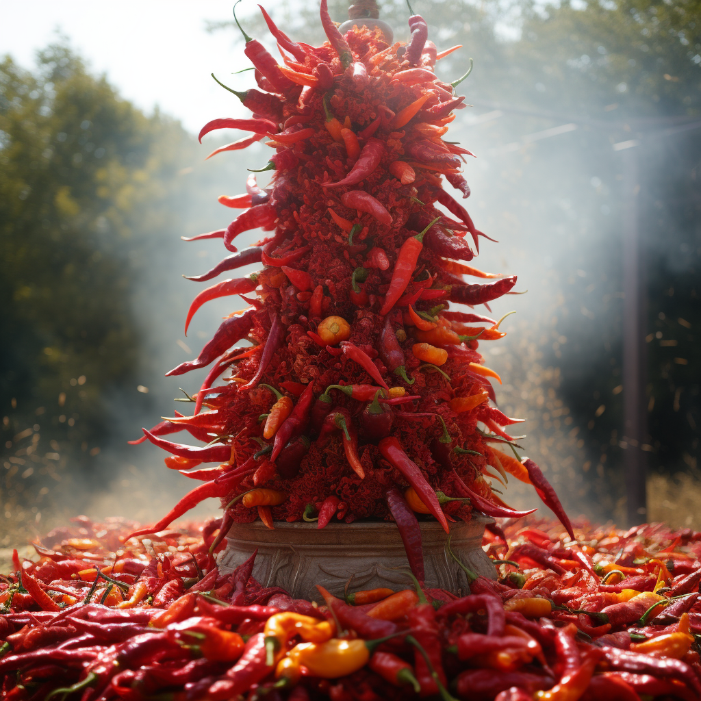 Spicy hot pepper ceremony