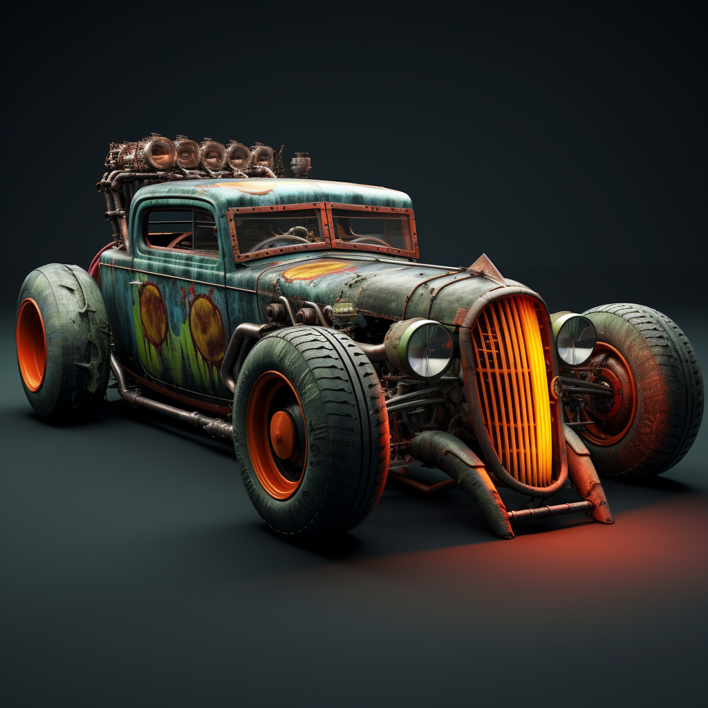 Hot Rod Car Rob Zombie Style