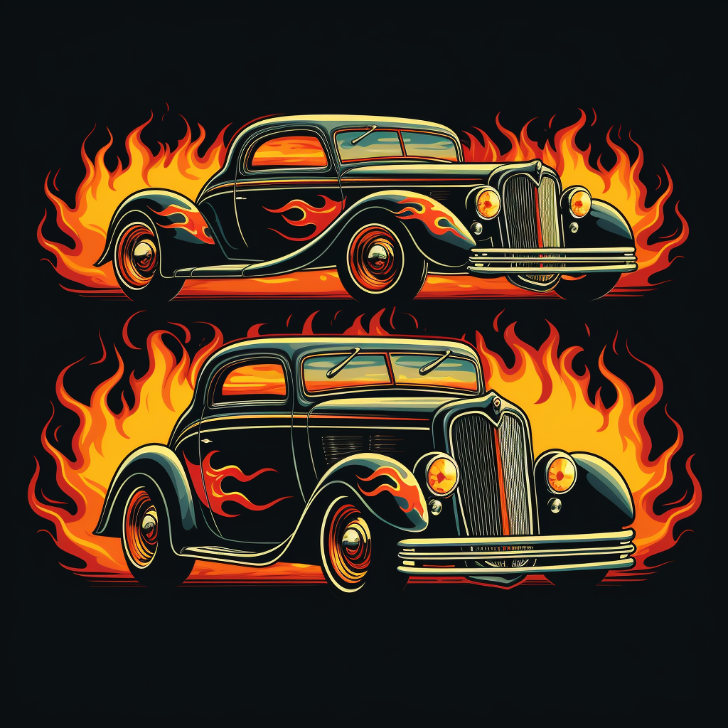 Hot Rod Flames Designs