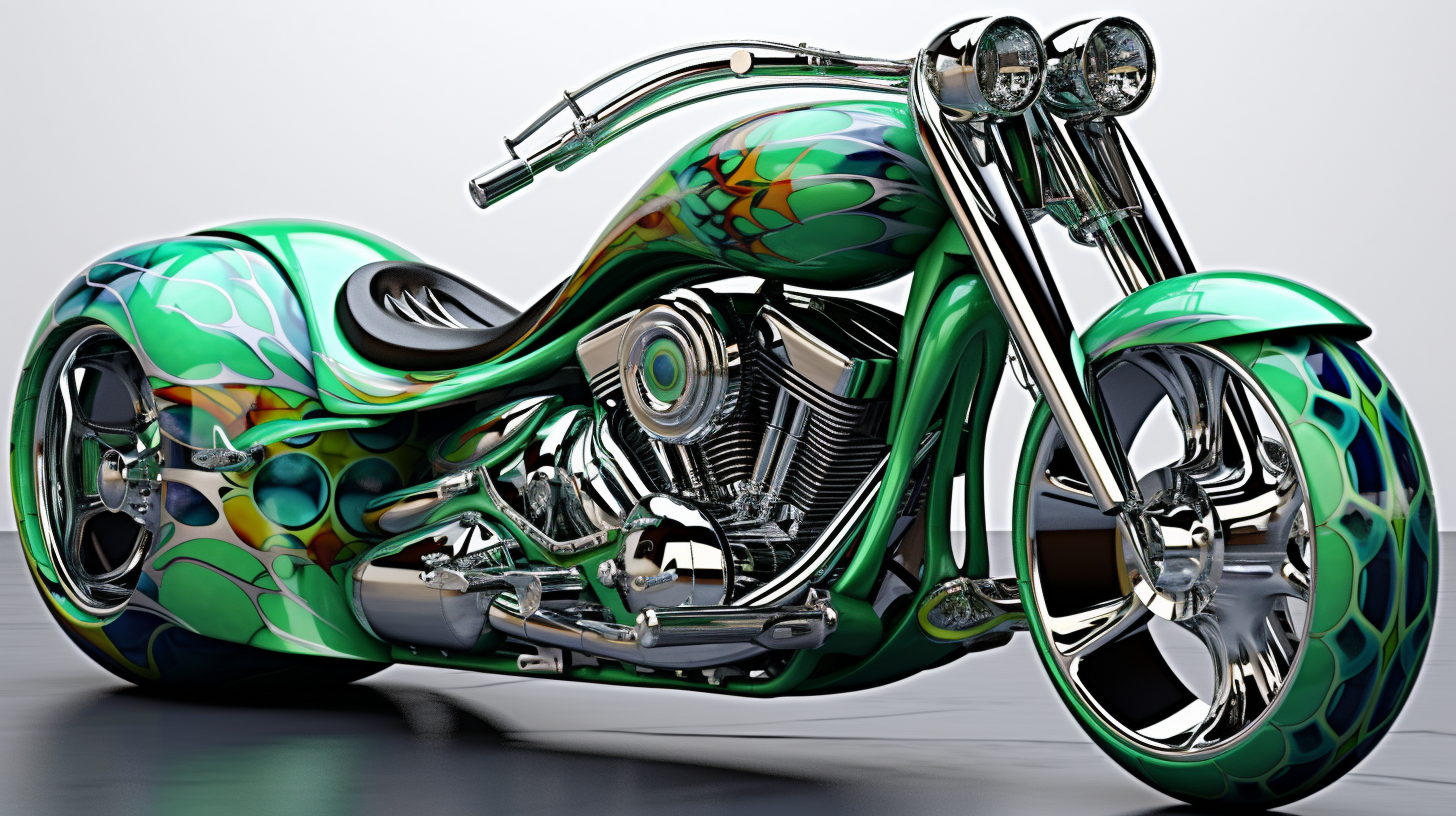 Hot Wheels chopper motorcycle image