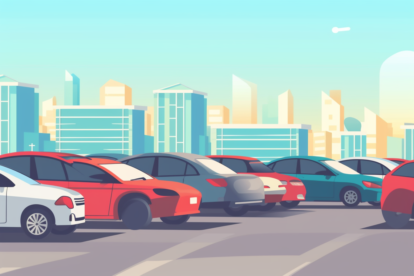 Hourly car rental cost illustration