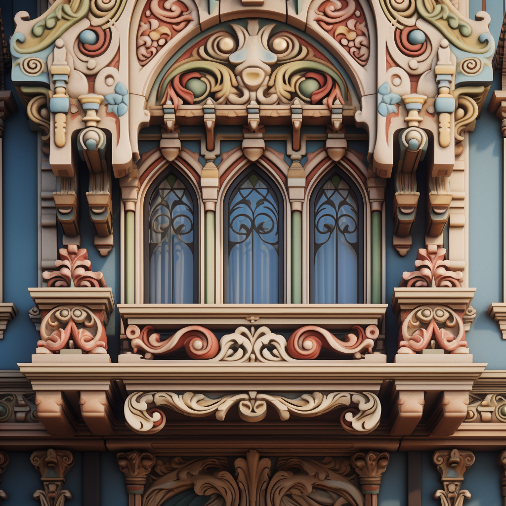 Close-up of House Details