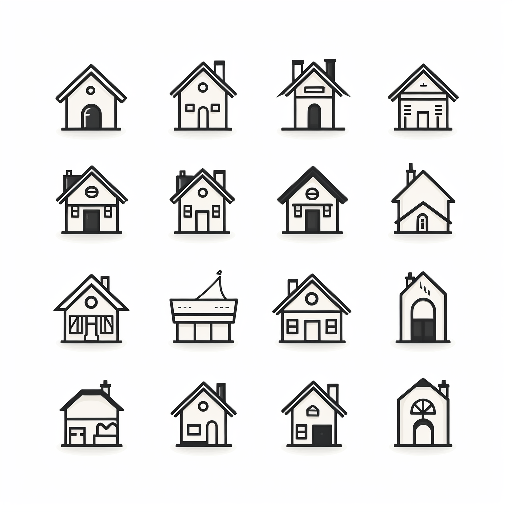 Simple House Icon Logo