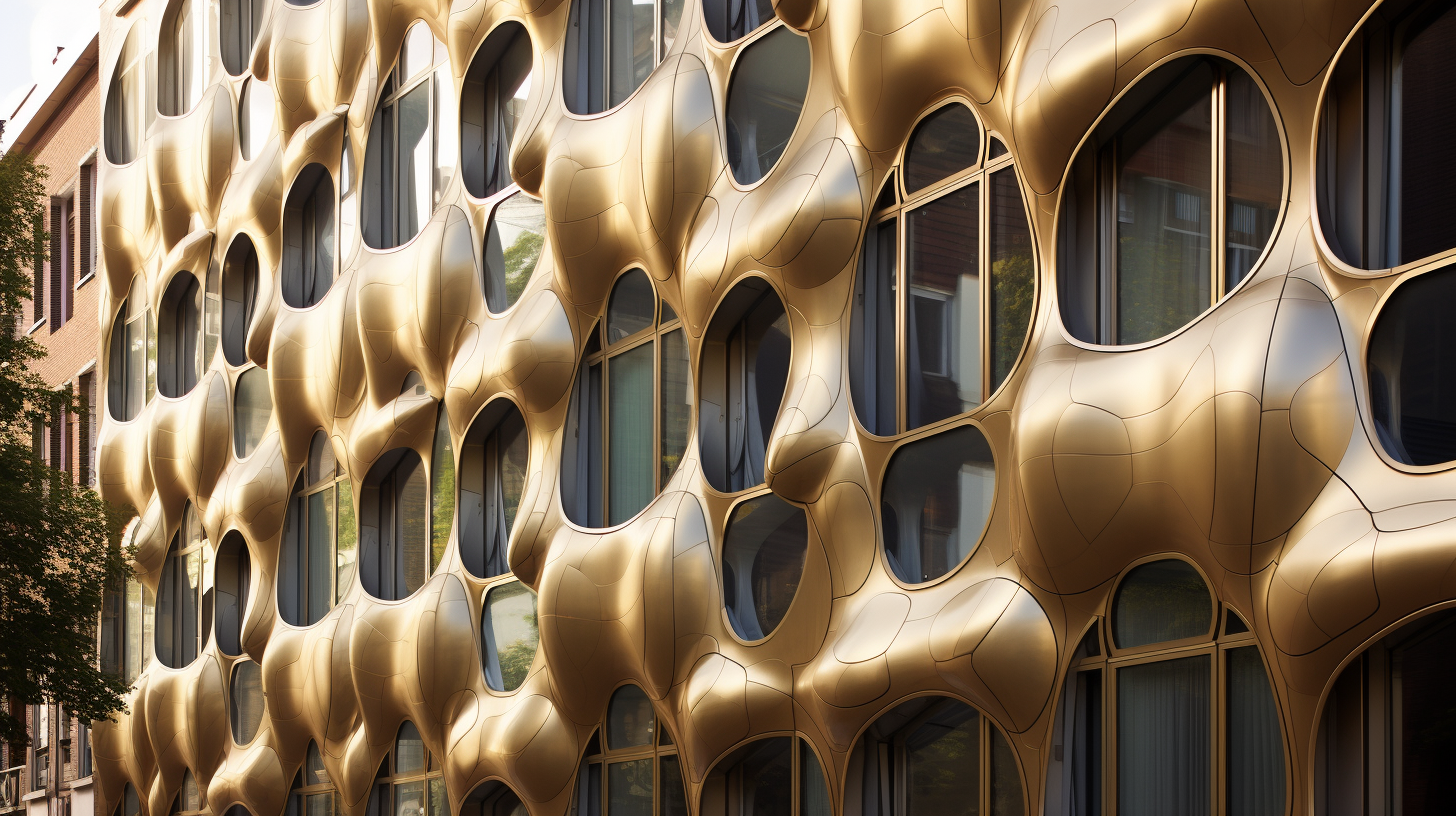 Beautiful housing with unique textures in Amsterdam