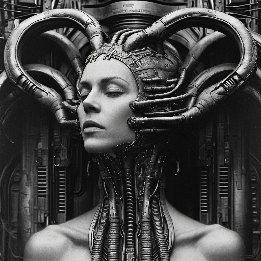 HR Giger's superior human artwork