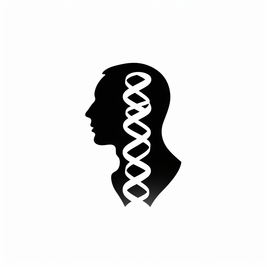 Professional human DNA icon