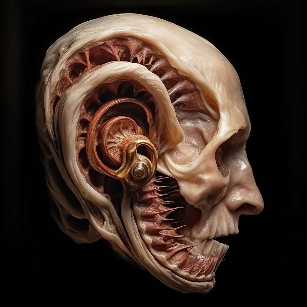 Detailed Human Ear Anatomy