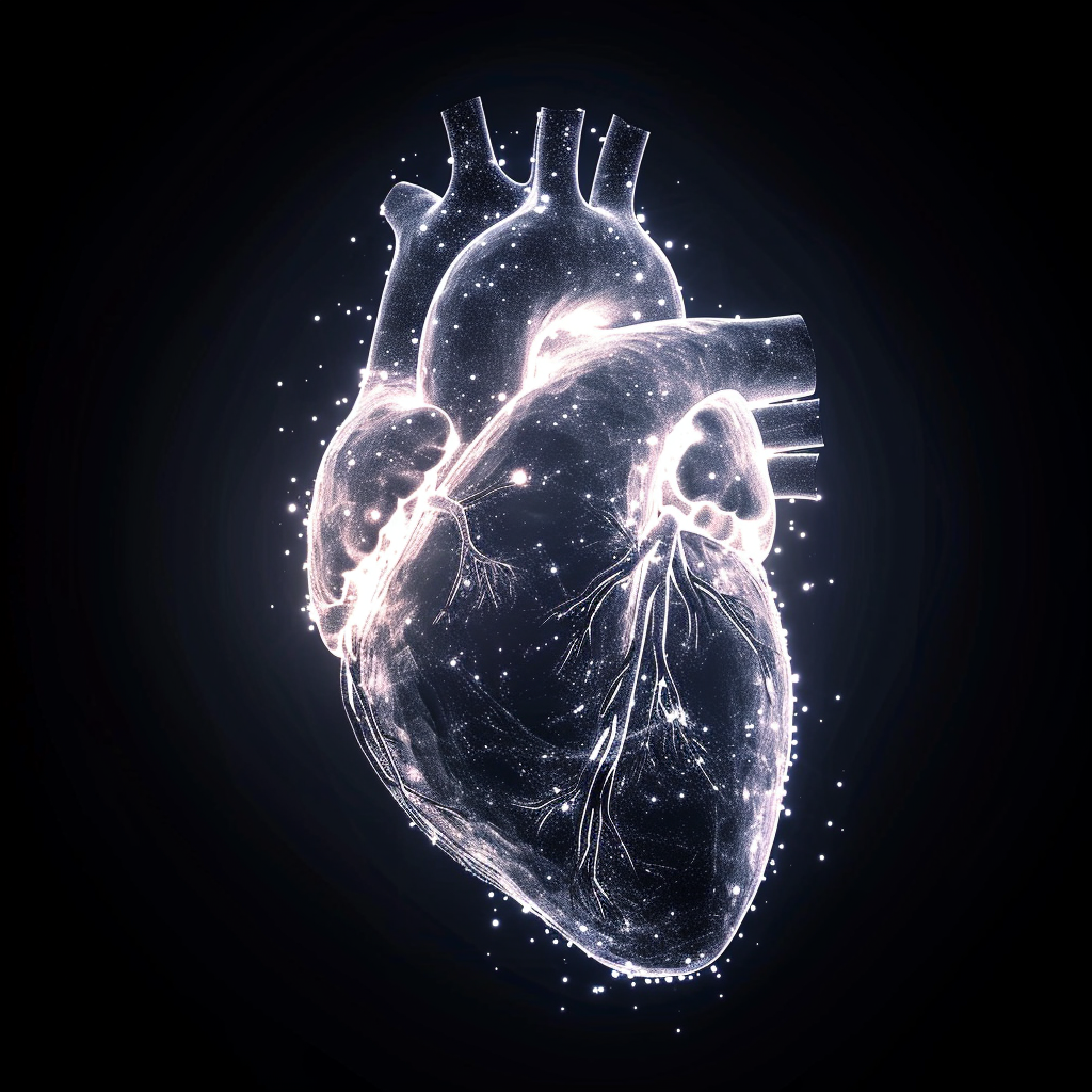 Human heart echolocation sci-fi movie vibes