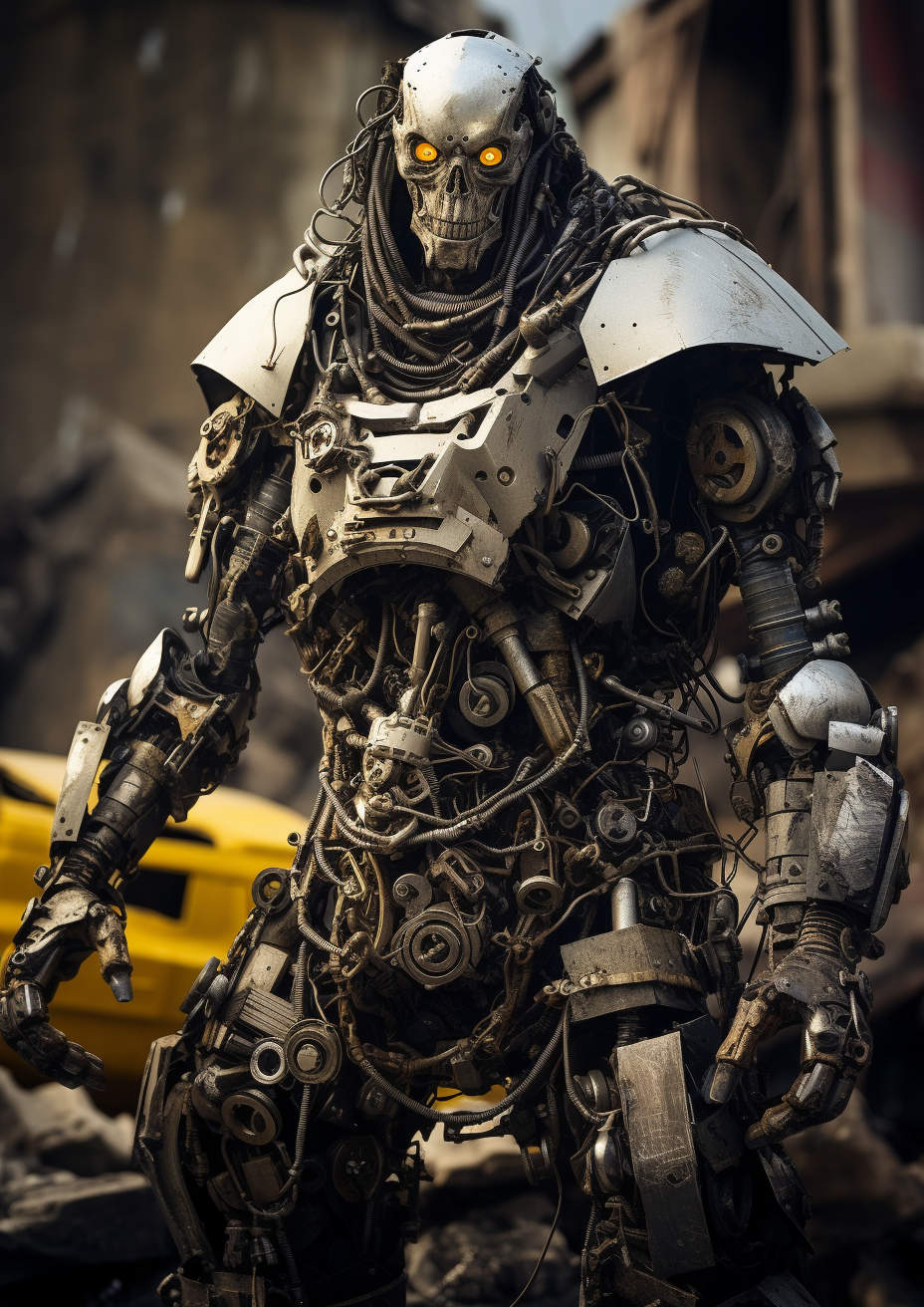 Fantasy Junkyard Humanoid Art  ?