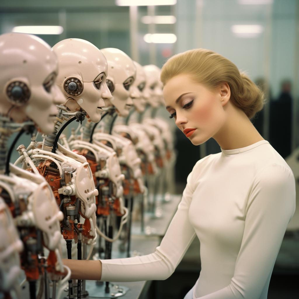 Female Humanoid Replicant Robots Brain Service