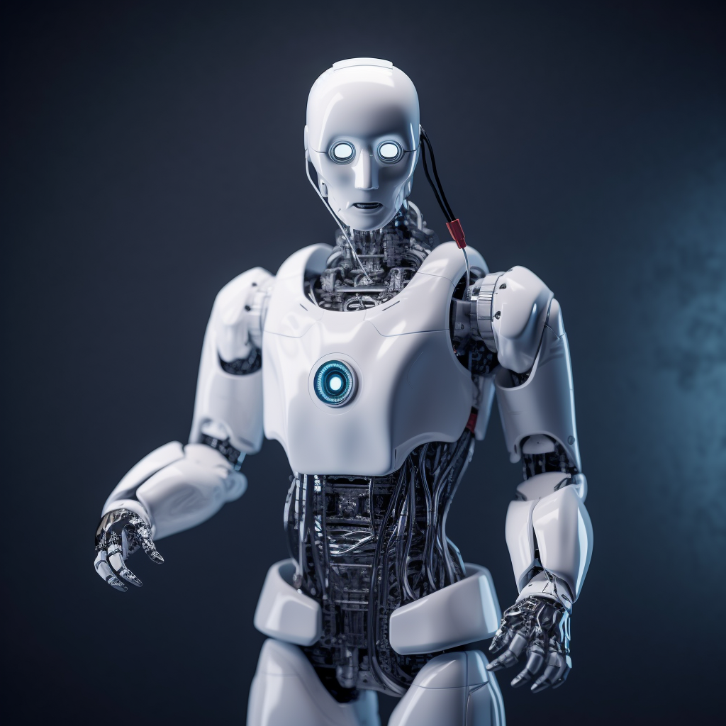 Humanoid Robot Doctor Assisting Patients