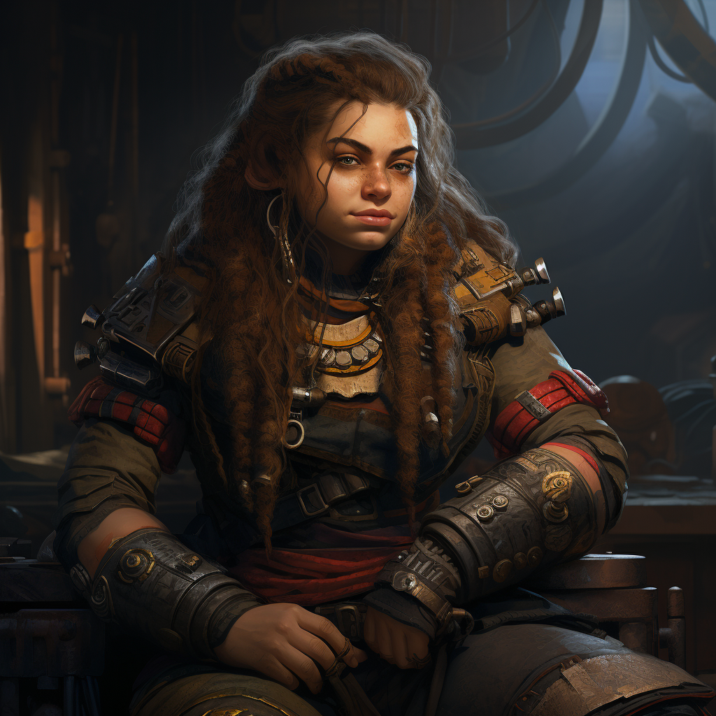 Humble female sci-fi dwarf