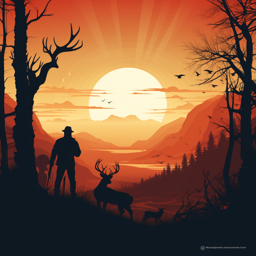 A captivating hunting scene for email marketing