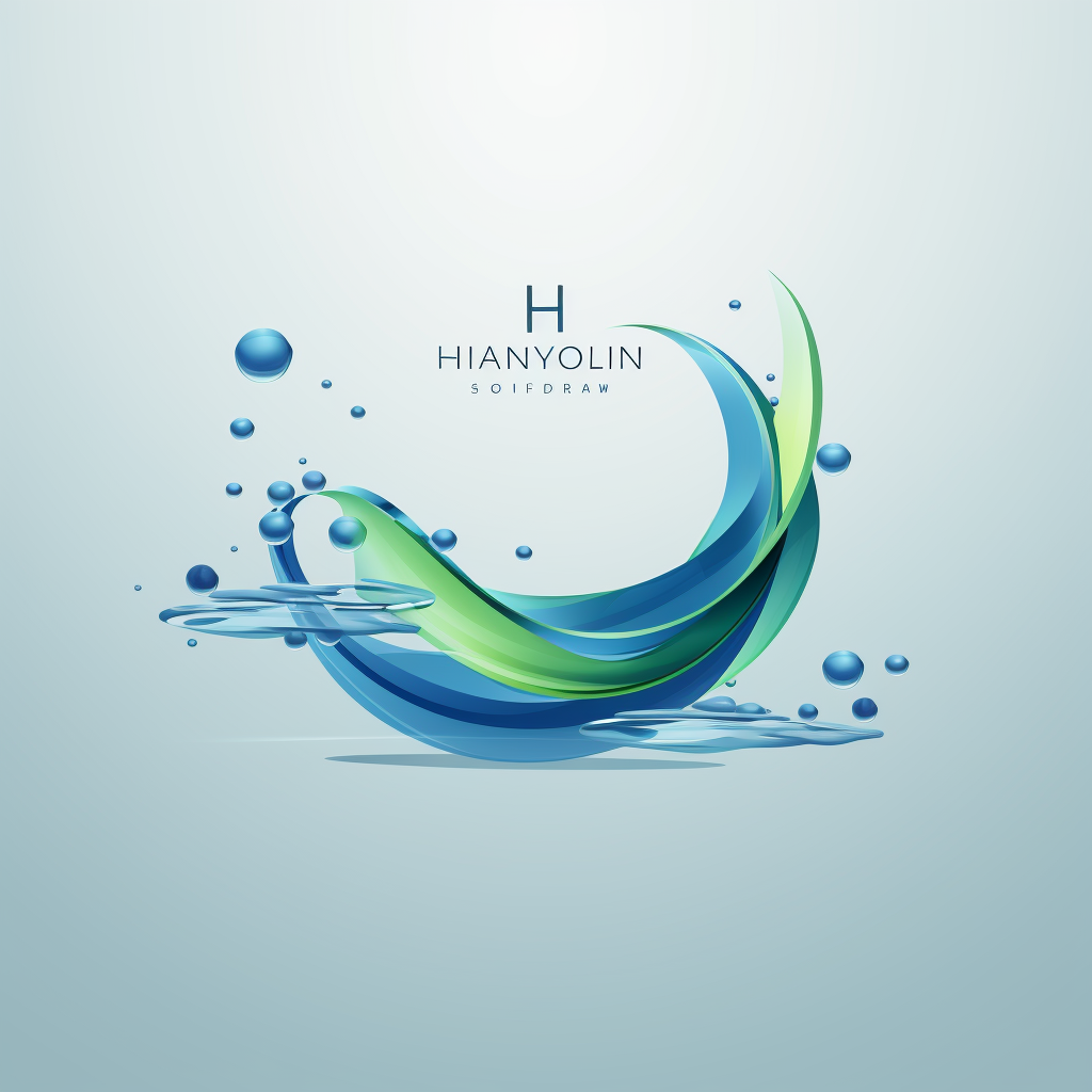 Innovative hydrogen entrance logo design