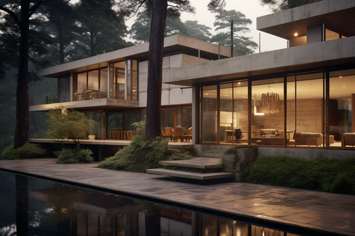 Hyper Realistic House Exterior View