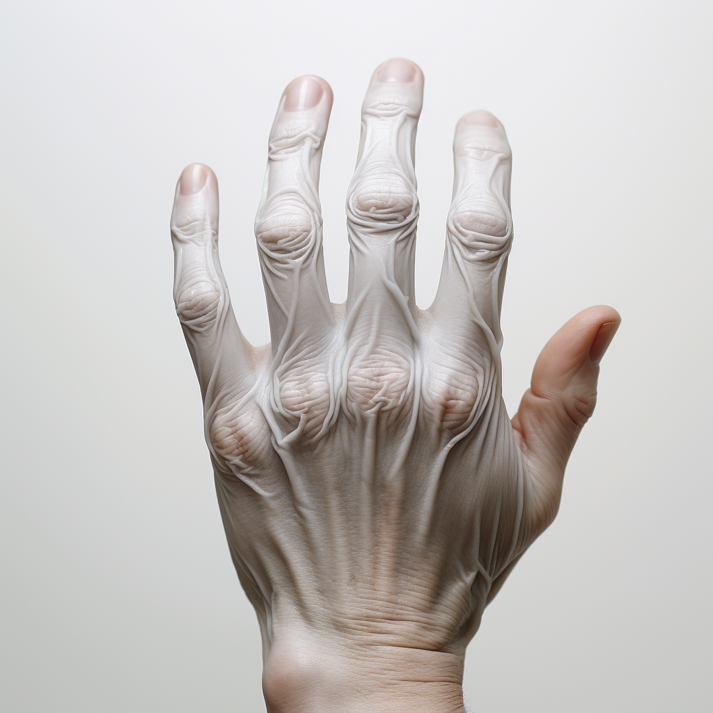 Hyper Realistic Hand Image with Smooth Skin and Short Nails