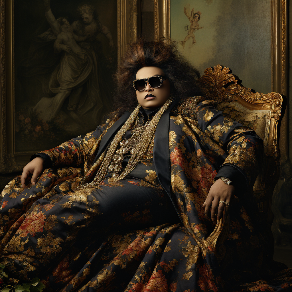 Hyper Realistic Bappi Lahiri Vogue Cover Shot