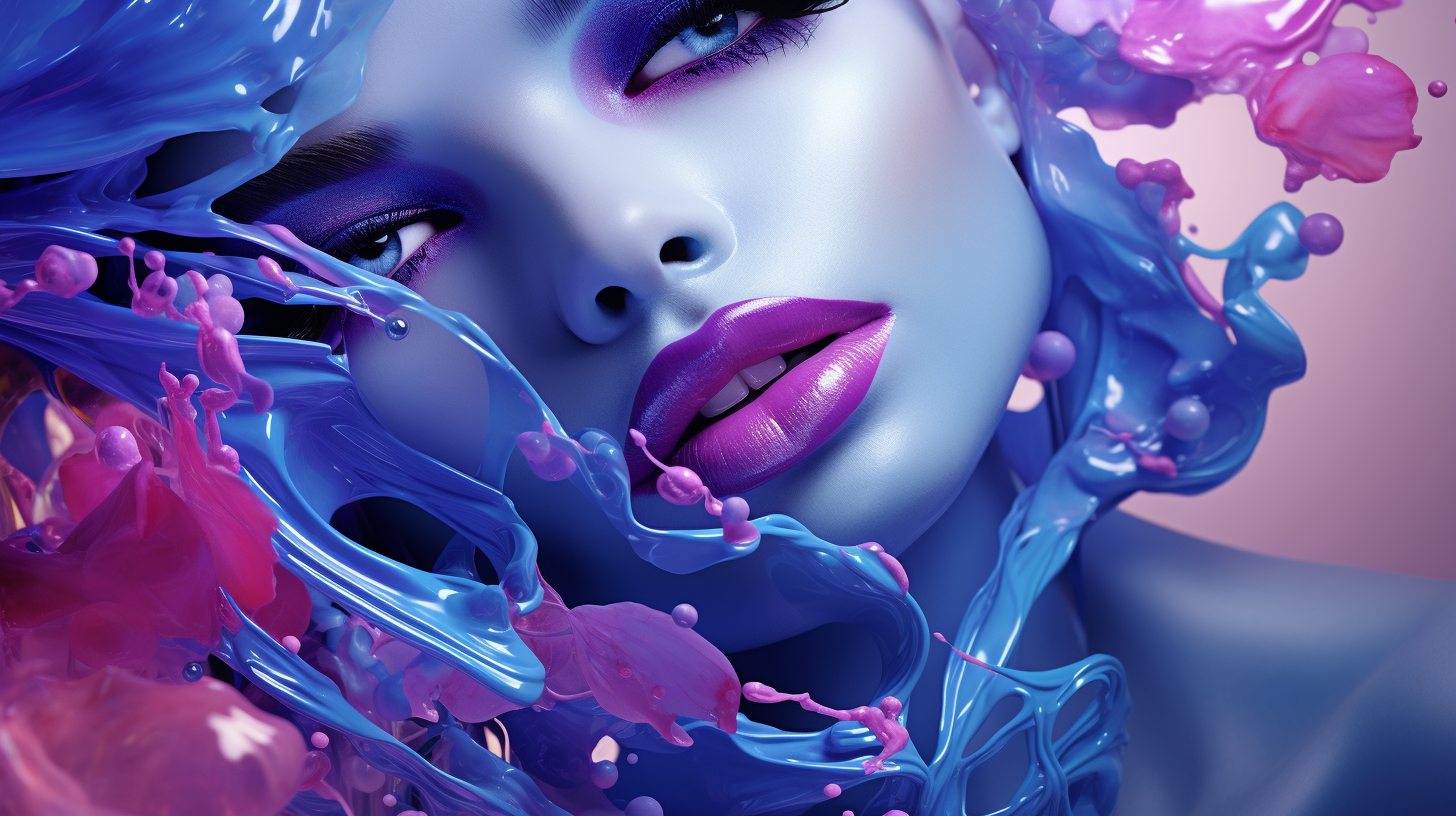 Vibrant and detailed beauty and cosmetics image