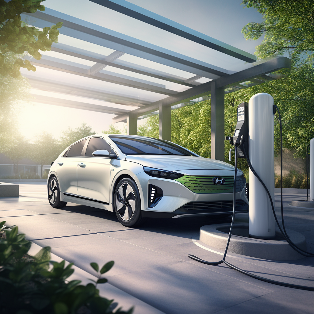 Hyundai Ioniq Electric Charging Station