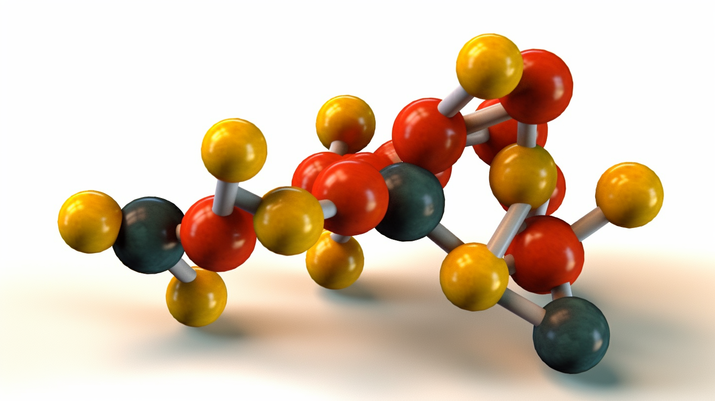 Illustration of Ibogaine Molecule Structure